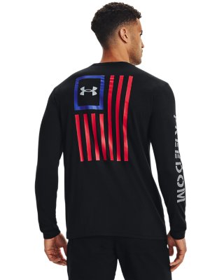 Under Armour Men's Freedom Flag Long Sleeve T-Shirt 5 Colors